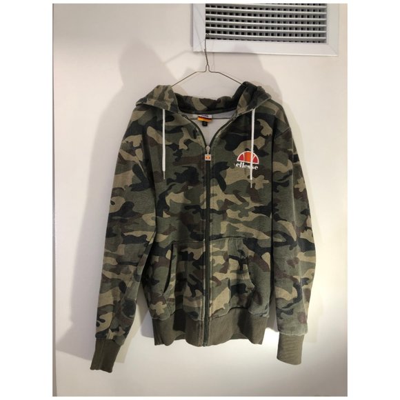 Ellesse Camo Hoodie S - Picture 1 of 3